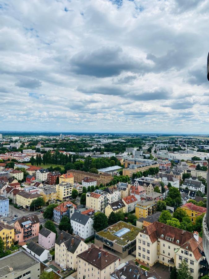Hotelturm Augsburg Appartment 29 Stock Екстер'єр фото